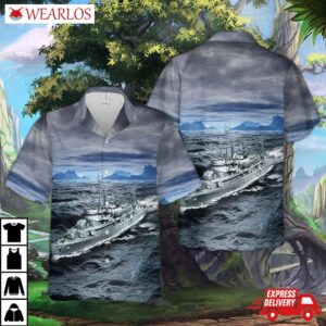 Us Navy Uss Absecon (avp-23) Hawaiian Shirt