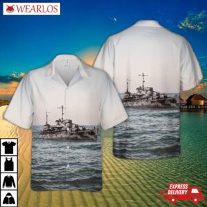 Us Navy Uss Barnegat (avp-10) Hawaiian Shirt