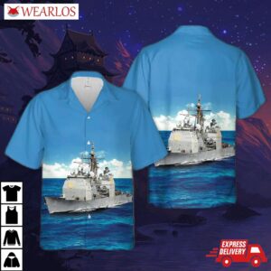 Us Navy Uss Cape St. George (cg-71) Hawaiian Shirt