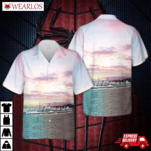 Us Navy Uss Chikaskia (ao-54) Hawaiian Shirt