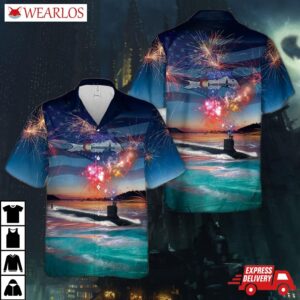 Us Navy Uss Colorado (ssn-788), 4th Of July Hawaiian Shirt