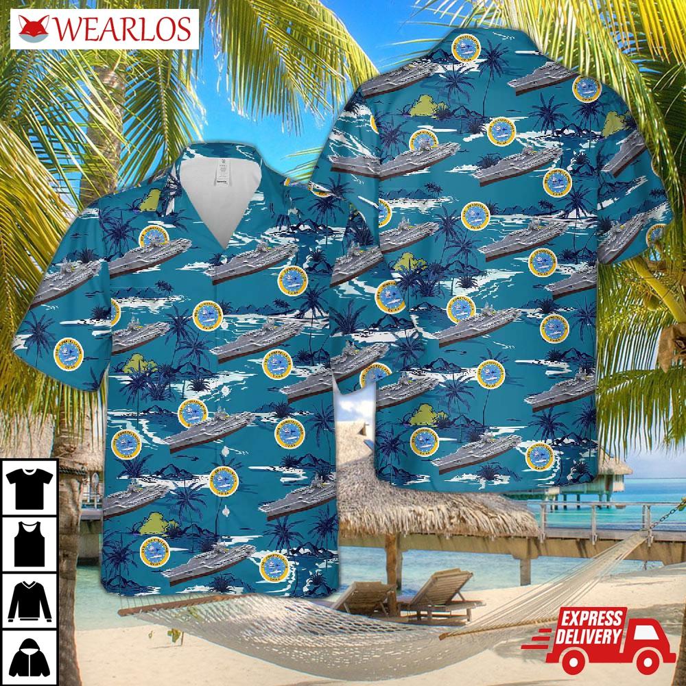 Us Navy Uss Constellation (cv-64) Hawaiian Shirt