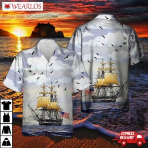 Us Navy Uss Constitution Hawaiian Shirt