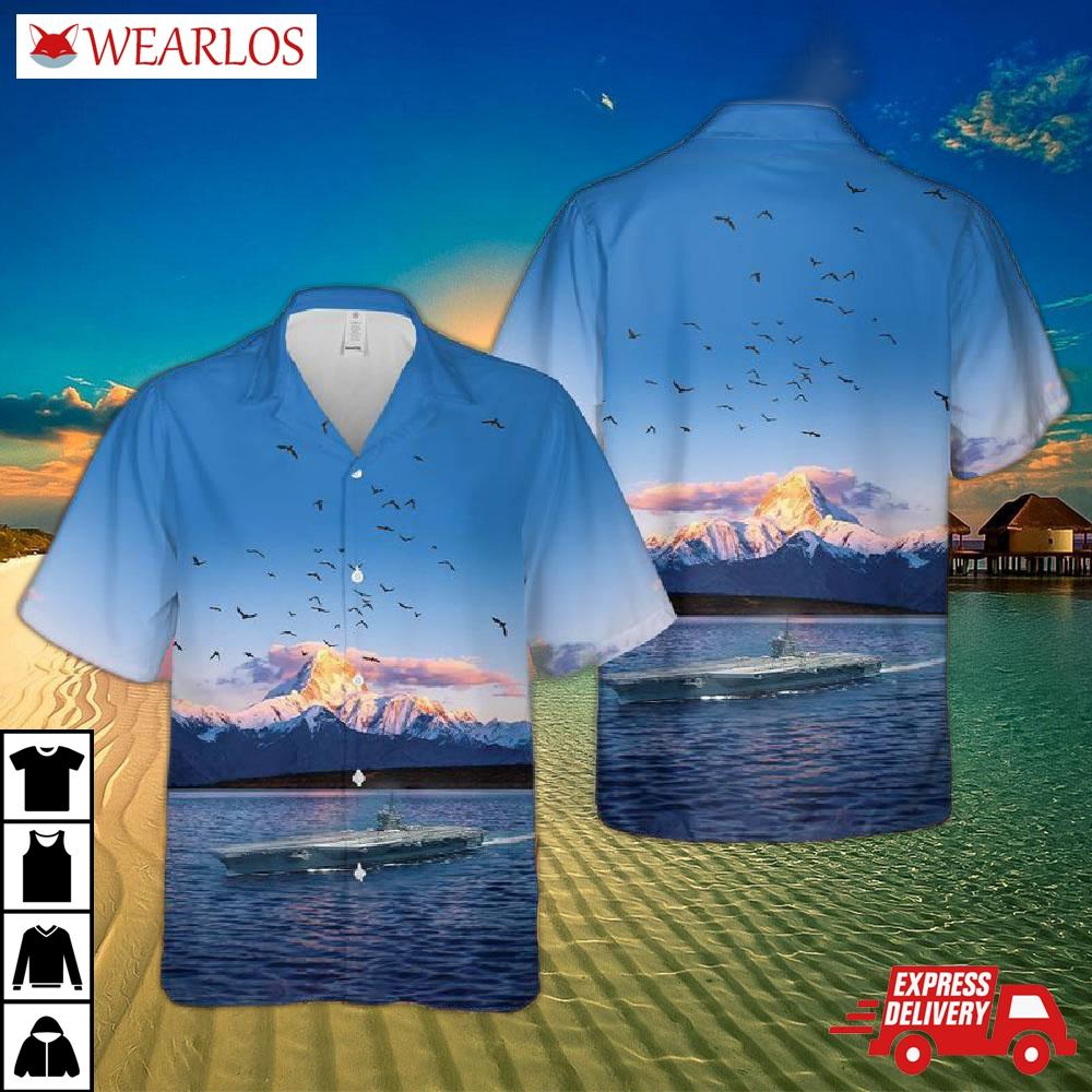 Us Navy Uss Dwight D. Eisenhower (cvn-69) Hawaiian Shirt