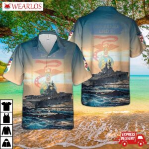 Us Navy Uss Essex (lhd-2) Hawaiian Shirt