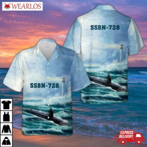 Us Navy Uss Florida (ssgn-728) Hawaiian Shirt