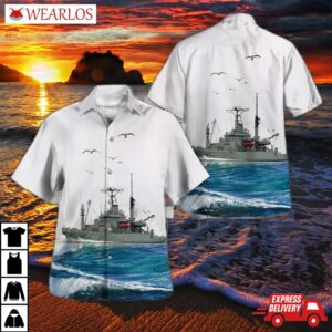 Us Navy Uss Grapple (ars-53) Safeguard-class Rescue And Salvage Ship Hawaiian Shirt