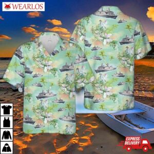 Us Navy Uss Green Bay (lpd-20) Hawaiian Shirt