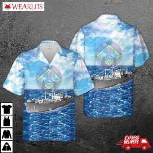 Us Navy Uss Guardian (agr/yagr-1) Hawaiian Shirt