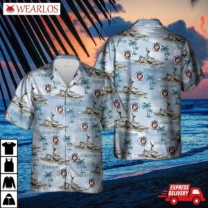 Us Navy Uss Holder Dd819 Hawaiian Shirt