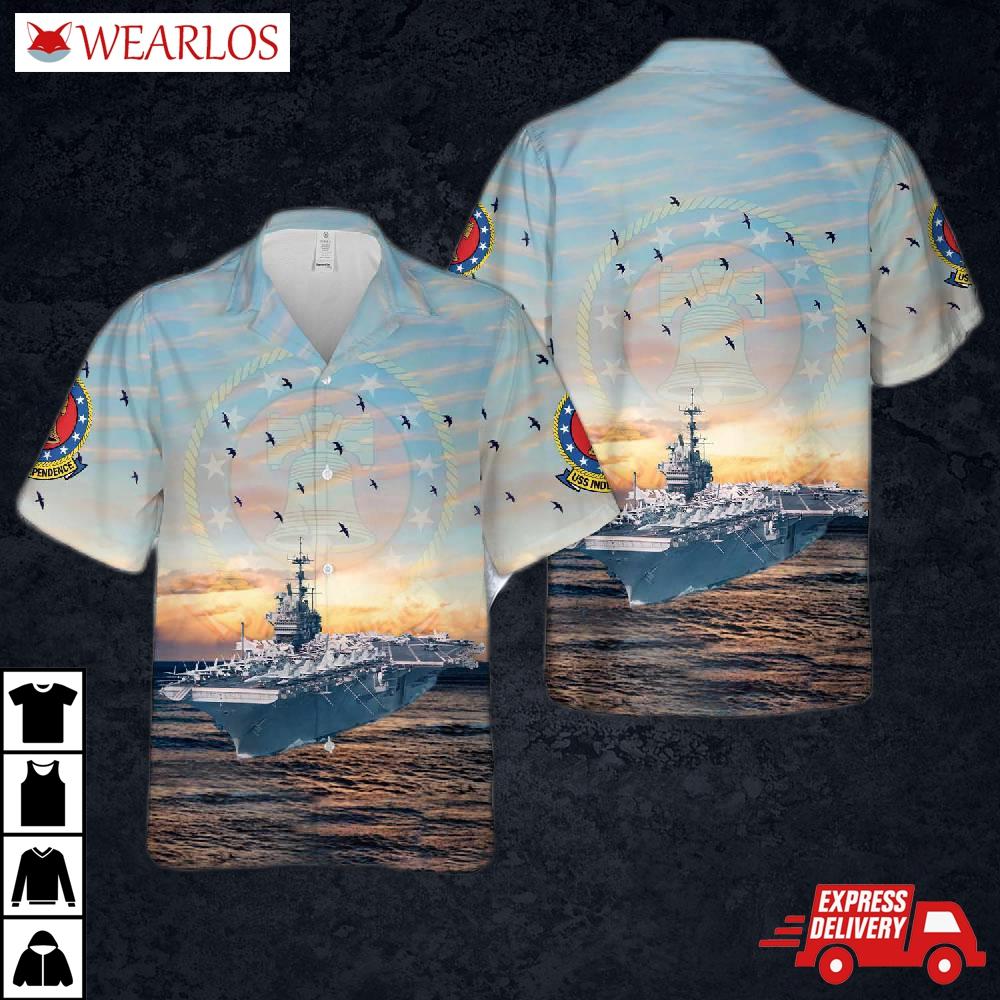 Us Navy Uss Independence (cv-62) Hawaiian Shirt