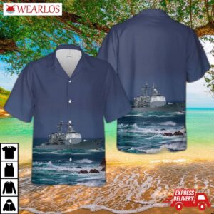Us Navy Uss Lake Erie (cg-70) Hawaiian Shirt