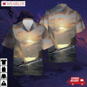 Us Navy Uss Maine (ssbn-741) Hawaiian Shirt
