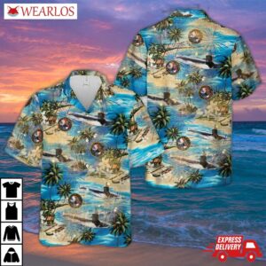 Us Navy Uss Missouri (ssn-780), 4th Of July Hawaiian Shirt