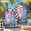 Us Navy Uss Normandy (cg-60), 4th Of July Hawaiian Shirt