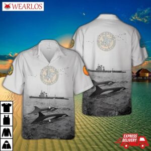 Us Navy Uss Rasher (ss/ssr/agss/ixss-269) Gato-class Submarine In Wwii Hawaiian Shirt