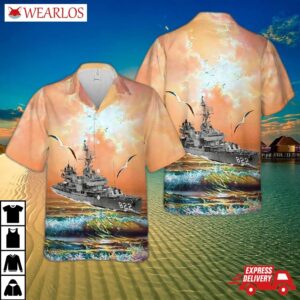 Us Navy Uss Robert H. Mccard (dd-822) Gearing-class Destroyer Hawaiian Shirt