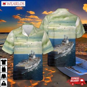 Us Navy Uss Saipan (lha-2) Hawaiian Shirt