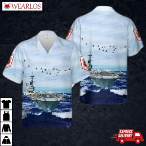 Us Navy Uss Saratoga (cv/cva/cvb-60) Hawaiian Shirt
