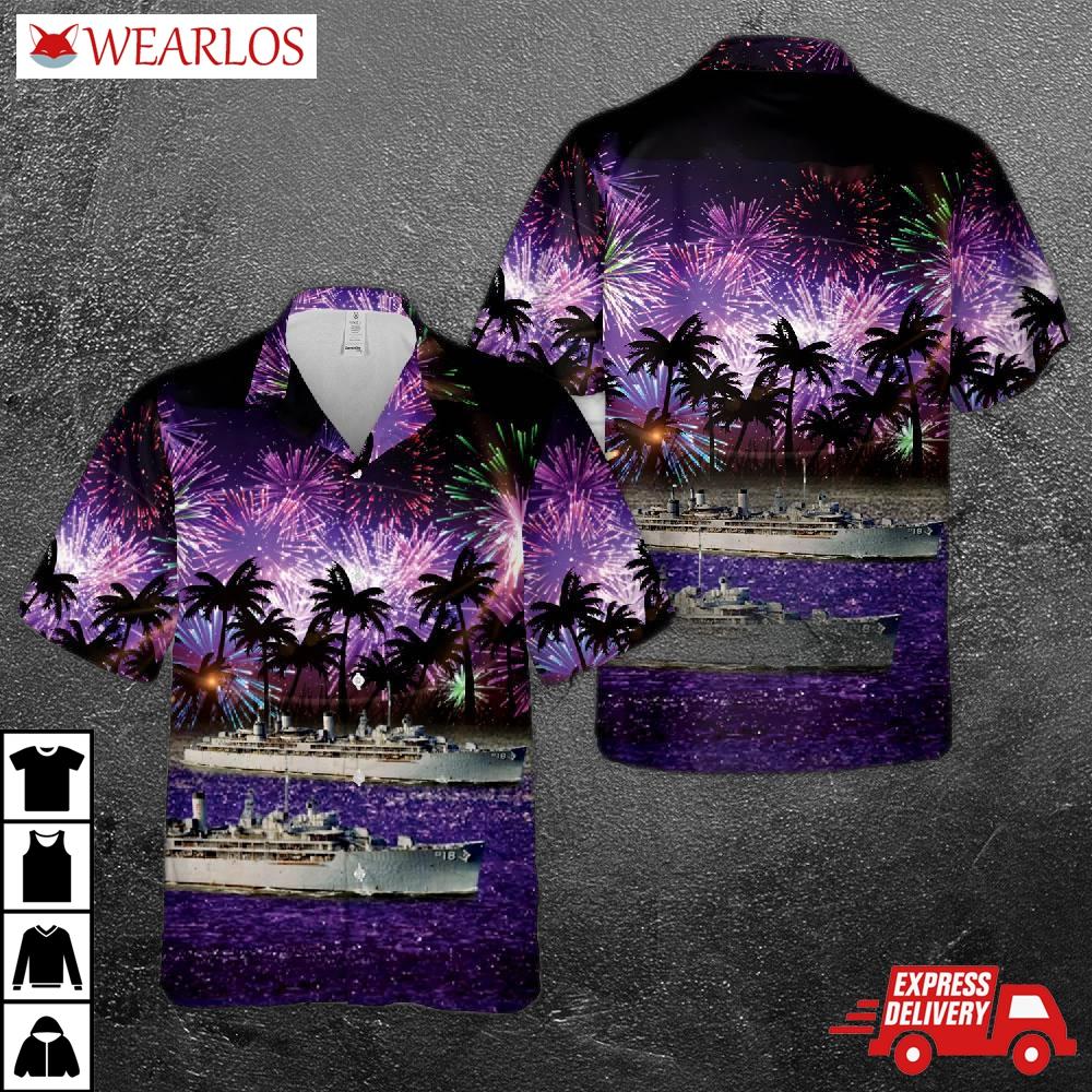 Us Navy Uss Sierra (ad-18) Hawaiian Shirt