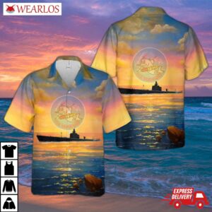 Us Navy Uss Silversides (ss-236) Gato-class Submarine In Wwii Hawaiian Shirt