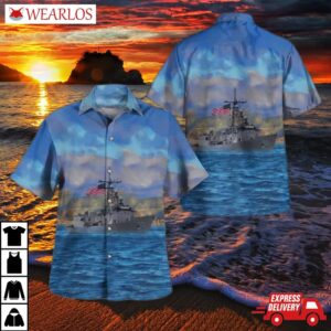 Us Navy, Uss Taylor (dd-468) Hawaiian Shirt