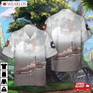 Us Navy Uss Texas (cgn-39) Hawaiian Shirt