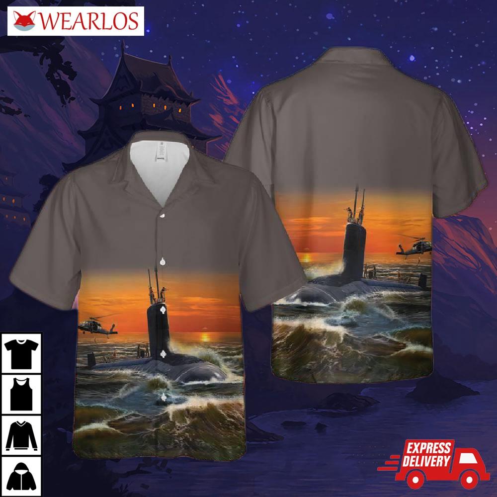 Us Navy Uss Texas (ssn-775) Hawaiian Shirt
