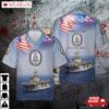 Us Navy Uss Wasp (lhd-1), 4th Of July Hawaiian Shirt