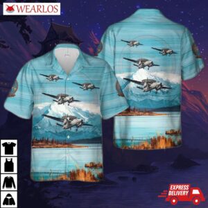 Us Navy Vaw - 114 E-2a With "electric Chicken" Hawaiian Shirt