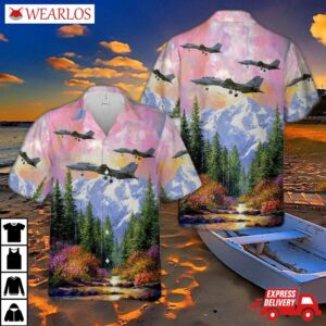 Us Navy Vf-101 "grim Reapers" Grumman F-14b Tomcat Hawaiian Shirt