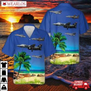 Us Navy Vf-103 F-14b Hawaiian Shirt