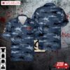 Us Navy Vfa-137 Mcdonnell Douglas F/a-18 Hornet Silhouettes Hawaiian Shirt