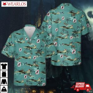 Us Navy Vfa-41 Black Aces F/a-18f Super Hornet Hawaiian Shirt