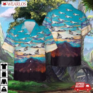 Us Navy Vought F-8 Crusader Hawaiian Shirt