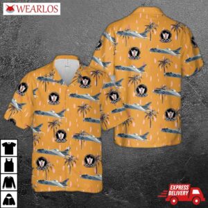 Us Navy Vought F-8 Crusader Of Vf-24 Hawaiian Shirt