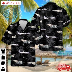 Us Navy Vought Rf-8 Crusader Hawaiian Shirt