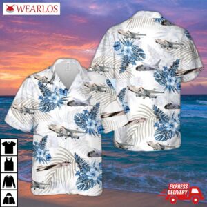 Us Navy Vought Rf-8 Crusader Hawaiian Shirt