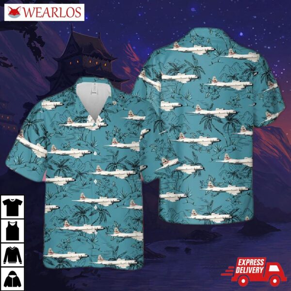 Us Navy Vp-16 War Eagles Lockheed P-3c Hawaiian Shirt
