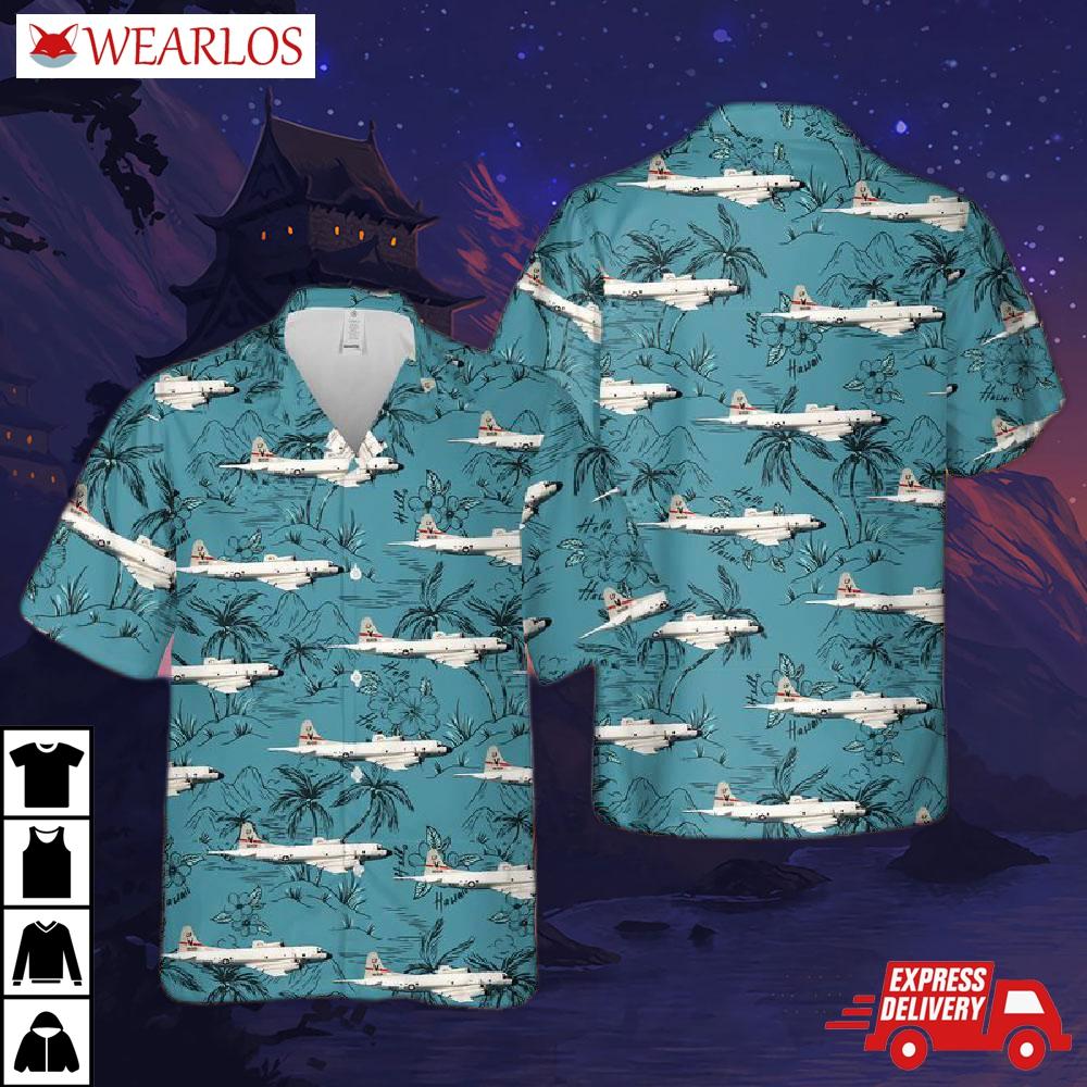 Us Navy Vp-16 War Eagles Lockheed P-3c Hawaiian Shirt