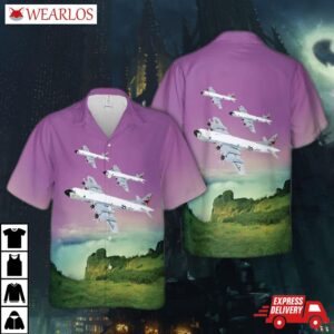 Us Navy Vp-19 Big Red P-3c Orion Hawaiian Shirt