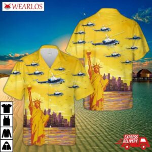 Us Park Police Helicopter Hawaiian Shirt