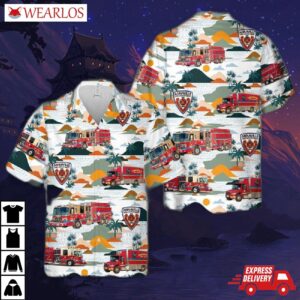Us Texas Annaville Fire Department Hawaiian Shirt