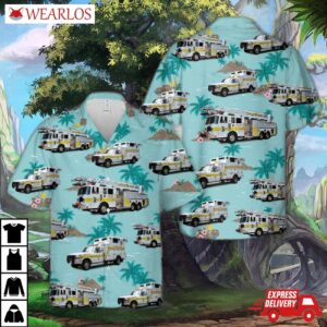 Us Turtle Creek Fire Department Hawaiian Shirt