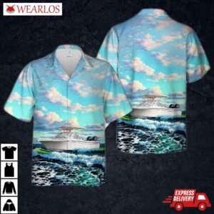 Usa Grady-white Boats 255 Dual Consoles Hawaiian Shirt