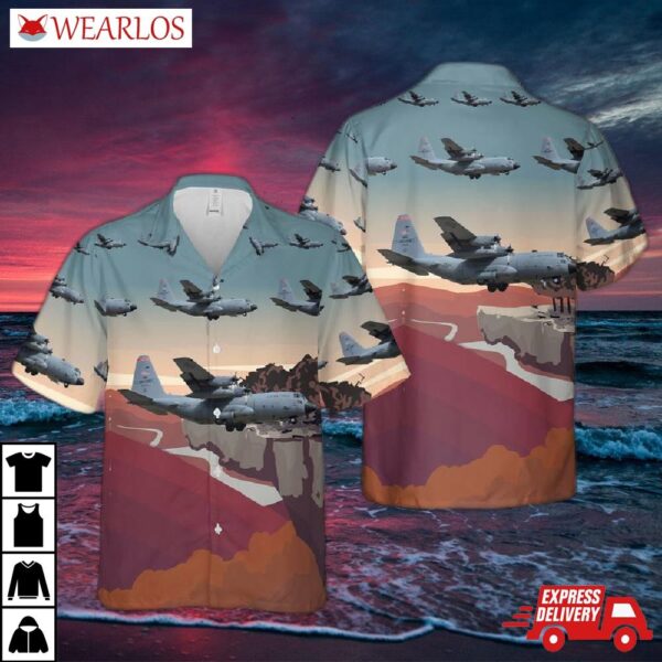 Usaf Arkansas Air National Guard 189th Airlift Wing C-130h Hawaiian Shirt