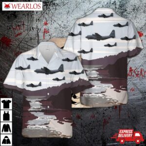 Usaf Ohio Air National Guard 164th Airlift Squadron C-130h Hercules Hawaiian Shirt