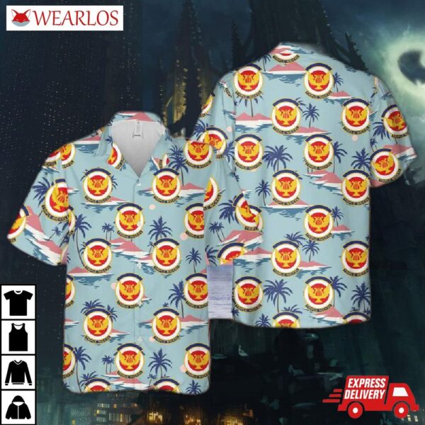 Usaf Ohio Air National Guard, Band Of The Great Lakes, 555th Force Hawaiian Shirt