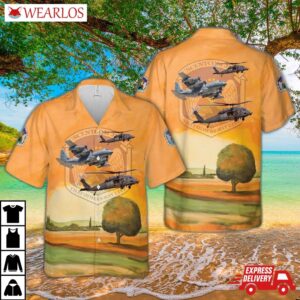 Uscentcom Jprc And Hh-60 Helicopter Hc-130j Hawaiian Shirt