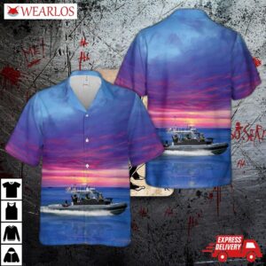 Uscg 32-foot Transportable Port Security Boat Hawaiian Shirt